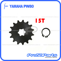 (PW80) - Sprocket, Front Drive (420, 15T)